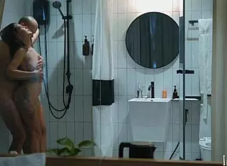 shower together cleans cum easier from face