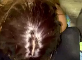 horny latina big ass sucks teacher's huge cock to pass