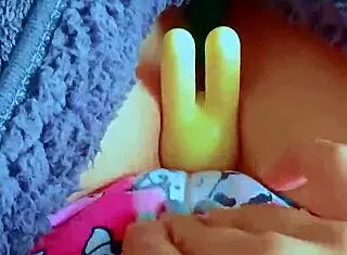 Tiny Latina Coed Orgasms Wild From First Vibrator Ride