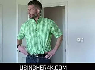 Usingher4k Petite 18+ Step Daughter Serves as Freeuse Fuck Toy for Step Dad on Patricks Day
