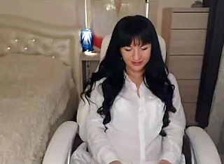 helga and jessy tease perky nipples in lingerie stockings