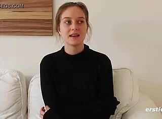 luca fingers her petite pussy to orgasm in sunlight closeup