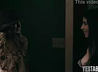 BIG TITS SLY MILF THERAPIST FUCKS PATIENTS IN LESBIAN THREESOME!