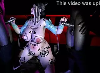 Thicc goddess blesses with big ass tits in 3D hentai creampie animation.