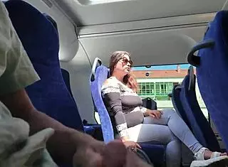 exhibitionist whore milf sucks and jerks cock on bus till mouthful cumshot