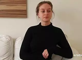 luca fingers her petite pussy to orgasm in sunlight closeup