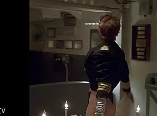 Erika Eleniak's Teasing Vintage Bunny Striptease Scene in 1080p Glory