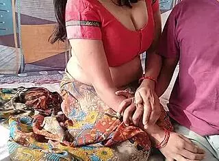 indian bhabhi seduces teen boy for creampie cheating fuck