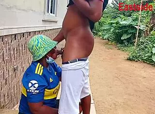 Heart Pounding as I Fuck Chubby Ebony Neighbor Ignoring Her Husband