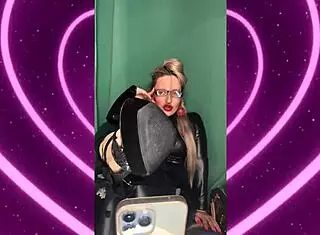 no cumming till your bimbo eyeliner flawless femdom joi glasses crossdresser