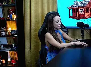 Belinha Baracho Kisses Teases Host's Cock Podcast Heat