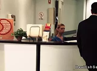 Sexy Big Tits Nurse Deepthroats Monster Cop Cock In Hospital Uniform Blowbang Facial