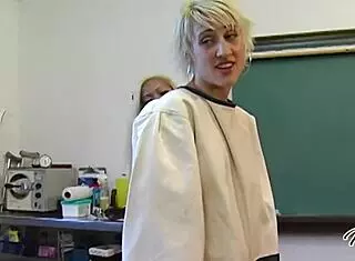 nasty maxine x dominates with toys, licks wet pussy in hospital lezdom