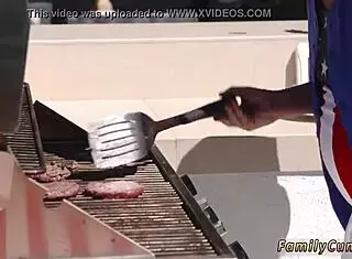 Step DADDY Wakes Daughter to FUCK on Family Fourth of July