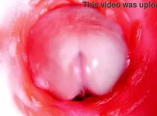 4k asmr camera inside oiled redhead pussy for deep creampie