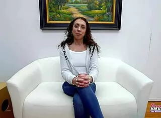 Sexy Brunette Mercedez Sucks Rides Big Cock Swallows Hot Cum Load