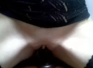 Big Black Cock Fills Mature Blonde Milf's Ass with Huge Anal Dildo Toy Fetish