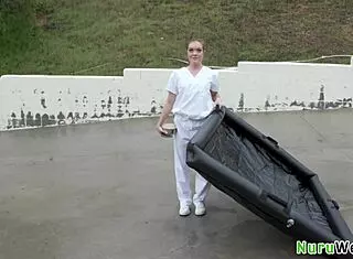 petite blonde katie kush craves huge cock nuru 😩💦