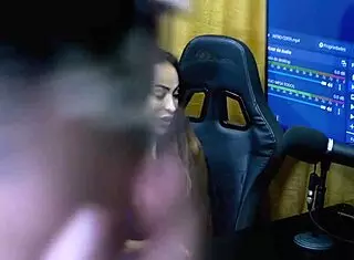 Belinha Baracho Kisses Teases Host's Cock Podcast Heat