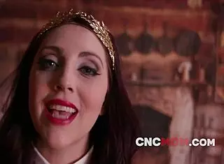 Freeuse queen Snowhite fucks lucky elf with monster passion