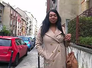 brunette milf teases with multiple cocks craving her tight holes