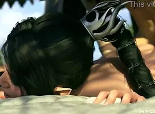 Shadowheart takes backshots with anal beads. Miranda rams huge dildo deep in shaved pussy