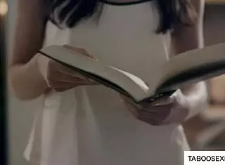 Whoa, watch this teen submit as older guy dominates her bent over doggystyle!