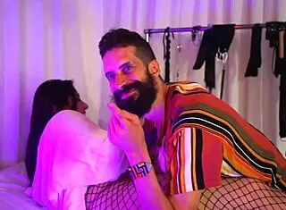 hot fishnet girl masturbated hard by cipriani