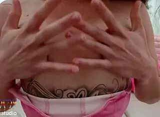 damn cute brazilian bruna santos fisted then 3on1 dap dp!