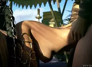 Shadowheart takes backshots with anal beads. Miranda rams huge dildo deep in shaved pussy