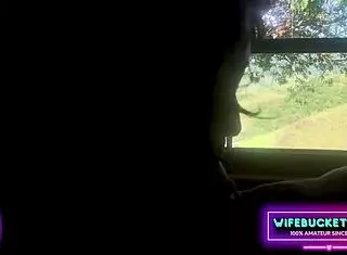 Amateur milfs surprise! Wife invites best friend for forest threesome