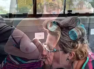 big boobs mature slut screams taking bbc rough in my van