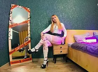 curvy latina teacher's fat ass and thick thighs seduce you into worship