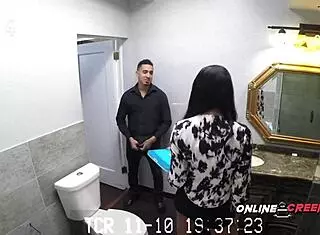 i'm tied up horny as bethany gets bruno's monster cock slamming me rough