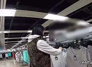 Adorable Czech Nympho Seduced and Pounded in Mall POV