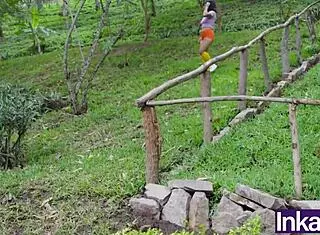 Dora the petite Peruvian explorer takes anal therapy in boots outdoors!