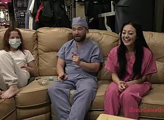 Blaire Celeste Undergoes Intense Procedure in Latex Gloves