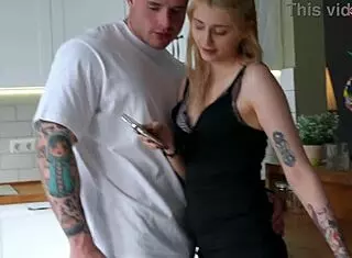 hot mommy joins young couple for hardcore anal and mouth help!