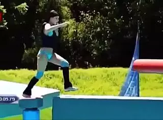 Danish Bikini Girls Slip in Sexy Wipeout