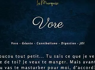 giantess french joi makes you cum huge!