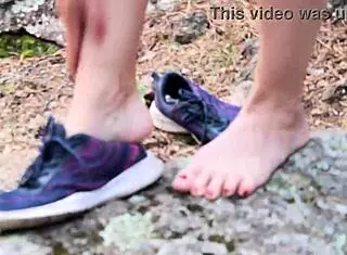 Hot Milf Strips Naked For Outdoor Peeping Fetish Walk