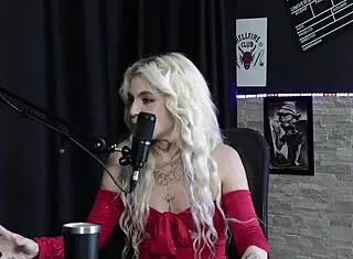 Kyra's Hot Anal Prolapse Show with Bia in Sheer Red