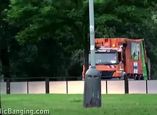 Young blonde alexis crystal goes wild in extreme public threesome orgy