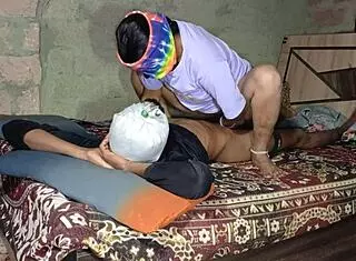 Desi indian step-sister sneaks nasty fingering sex video homemade