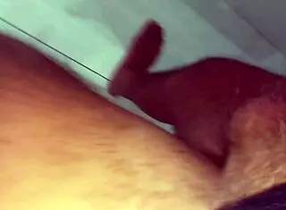 at stepmom's house i jerked huge cock risky cum in shower