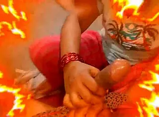 Indian bhabhi savors deep cumshot flooding her mouth