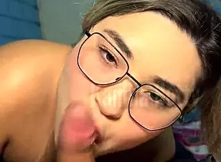 my best friend surprised me with hot blowjob