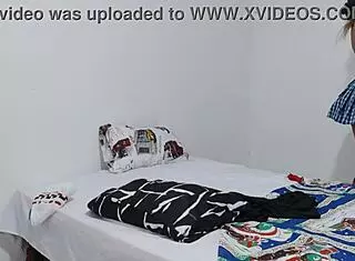 18yo student slut films uniform porn for teacher homemade