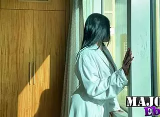 rome rams ava addams' throat till cum drips down her massive bouncing tits