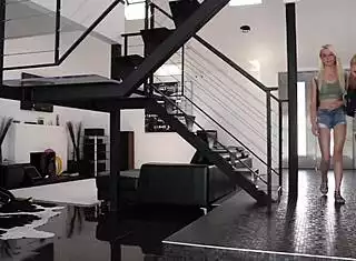 passionate ebony girlfriends lick pussies to squirting orgasms together 👅💦